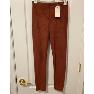 NWT Tuckernuck Lysse Vegan Suede Leggings, XS